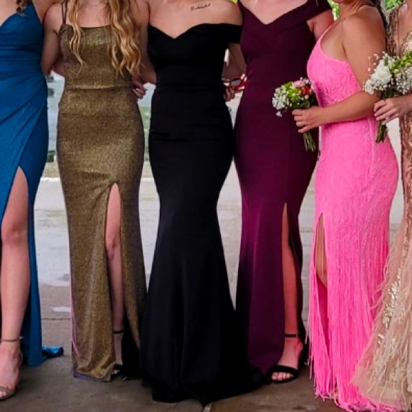 Women’s May Queen Maxi Prom Dress - Picture 4 of 6